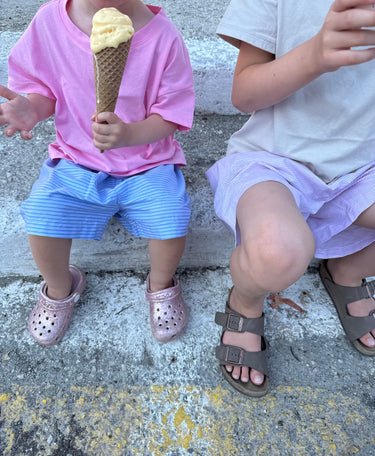 Shorts i Bomuld Blå