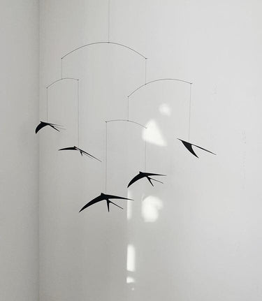 Five Flying Swallows Mobile from Flensted Mobiles