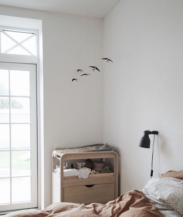 Five Flying Swallows Mobile from Flensted Mobiles