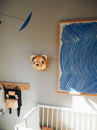 Papier-mâché Red Panda from A Zoo In My Wall