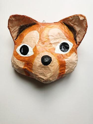 Papier-mâché Red Panda from A Zoo In My Wall
