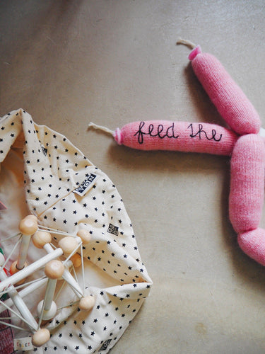 Skwish Rattle in Natural from Manhattan Toy Company