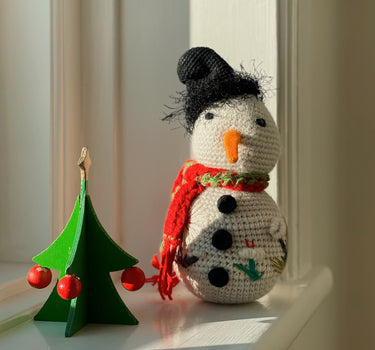 Knitted Snowman
