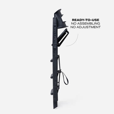 Klapp Højstol i 100% Genanvendeligt Plast Charcoal Black