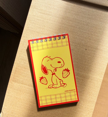 Snoopy Sketchbook Yellow