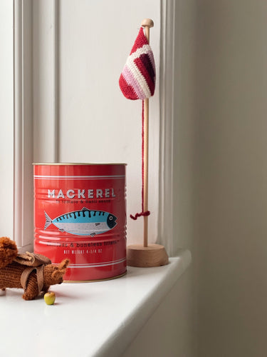 Strikket Flag på Flagstang