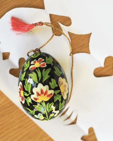 Hand painted Easter Egg Flowers