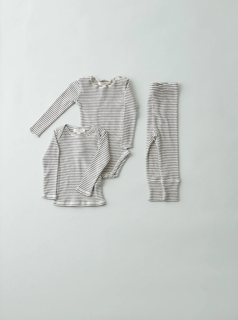 Judd Baby Legging, Navy & Cream