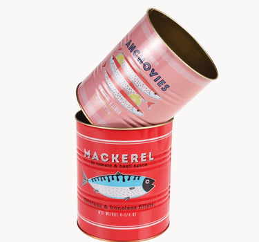 Set of 2 Storage Tins