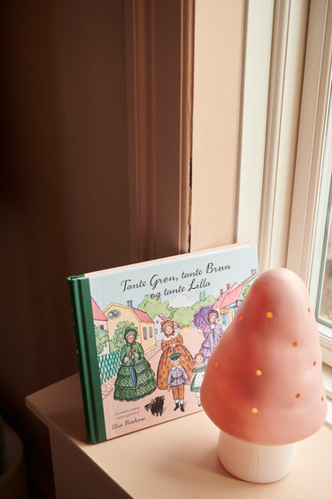 Small Mushroom Lamp Pink