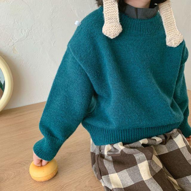 Casual Sweater in Green from Little Occasion