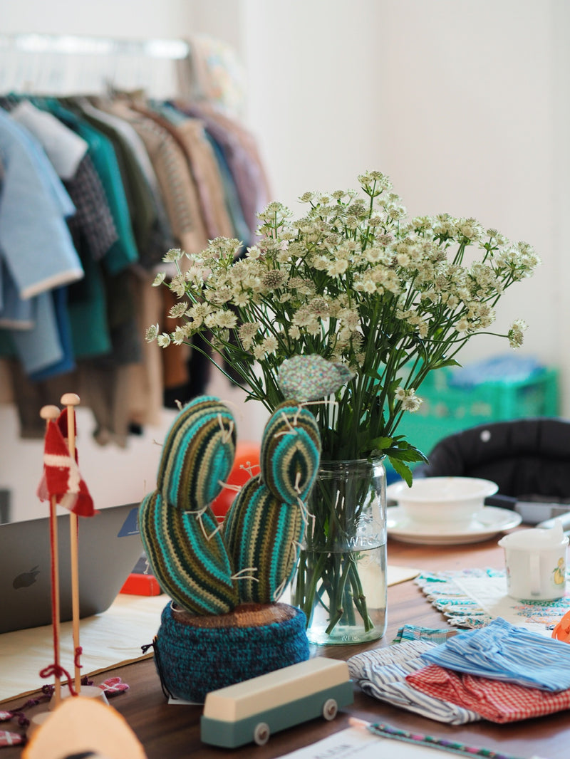 Handmade Knitted Cactus from Creme de la Creme ala Edgar