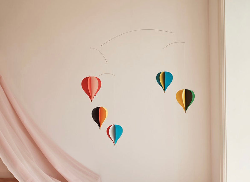 Handmade Mobile, Five Balloons