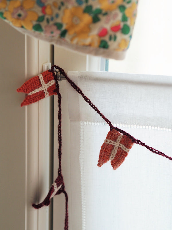 Handmade Knitted Flag Garland