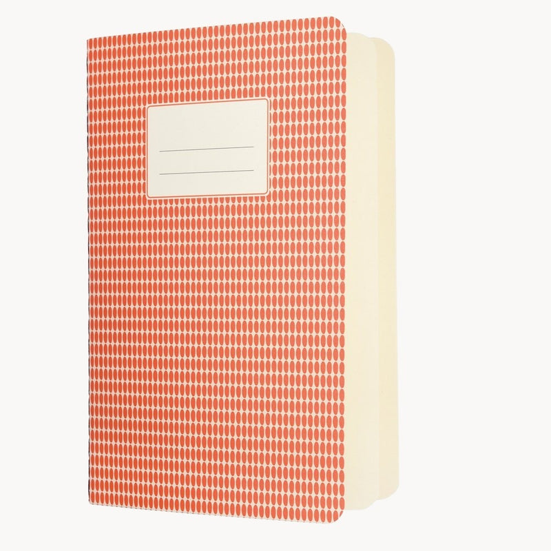 A5 Abstract Notebook, Orange