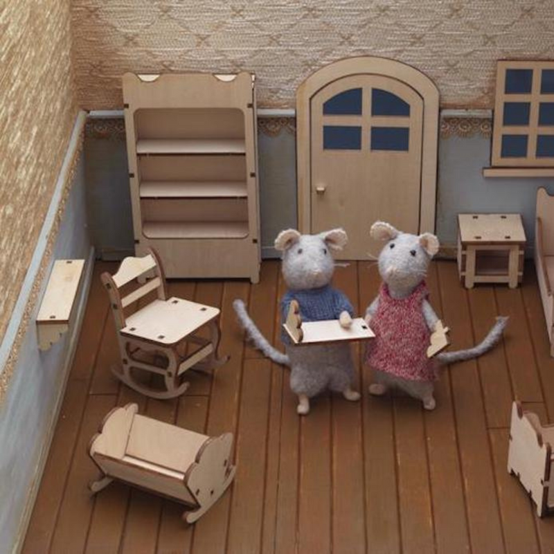 Mouse House Furniture Kit, Kids’ Bedroom