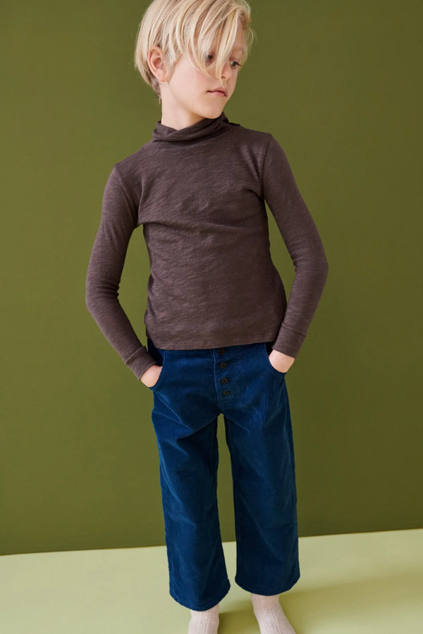 Pheasant Turtleneck, Coffee