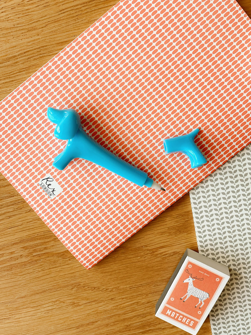 Blue Sausage Dog Pen