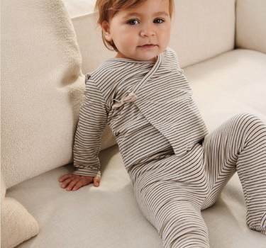 Facu Footed Striped Leggings
