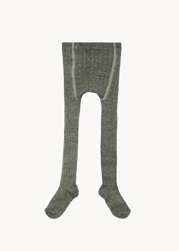 Baby Rib Tights in Sage Melange from Caramel