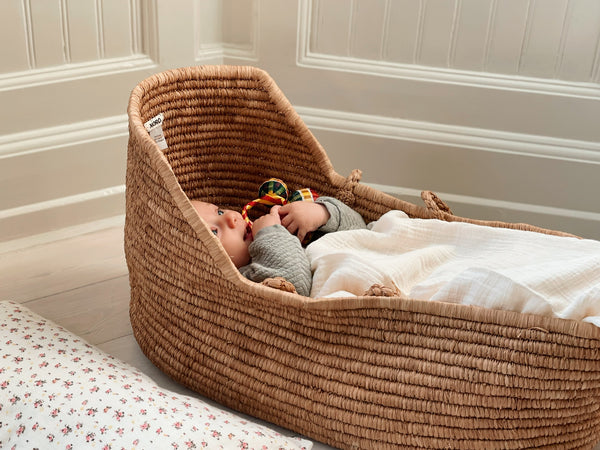 Handwoven Moses Basket incl. Mattress