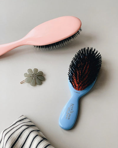 Children's Hair Brush CB4 in light blue from Mason Pearson