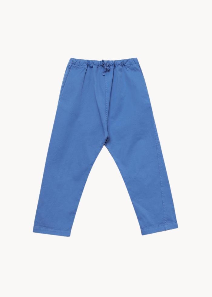 Leda Trousers in Pacific Blue Twill from Caramel