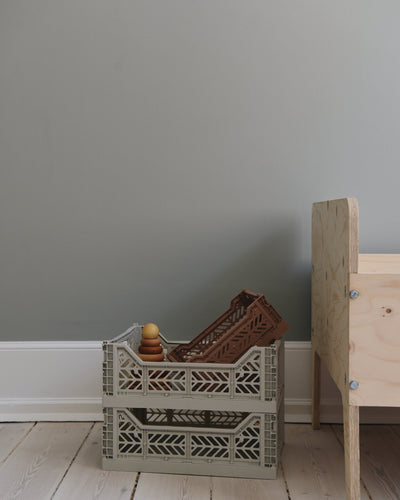 Midi Foldable Storage Box in Light Grey from Aykasa