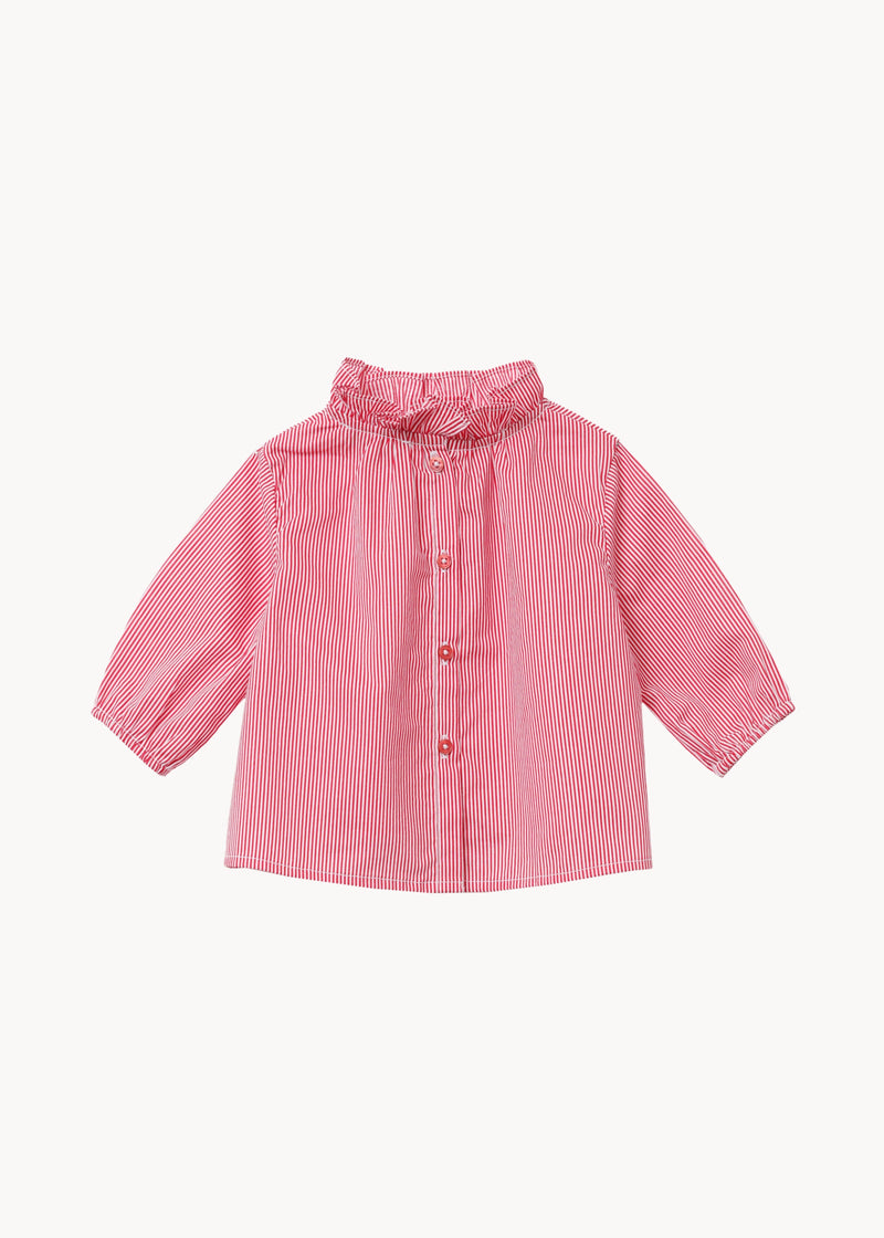 Miron Baby Blouse in Red Stripe from Caramel