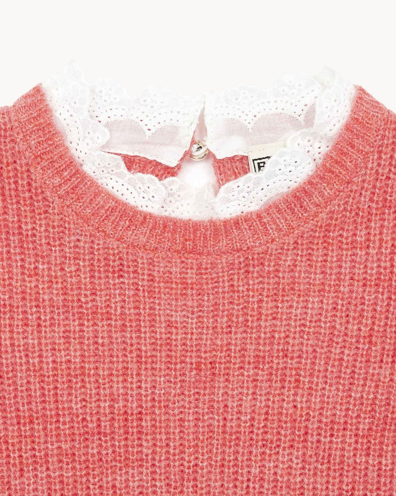 Alpaca Sweater with Collar